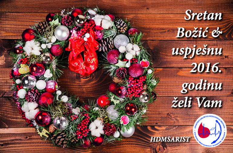Sretan Božić i Uspješnu Novu Godinu Želi Vam HDMSARIST!