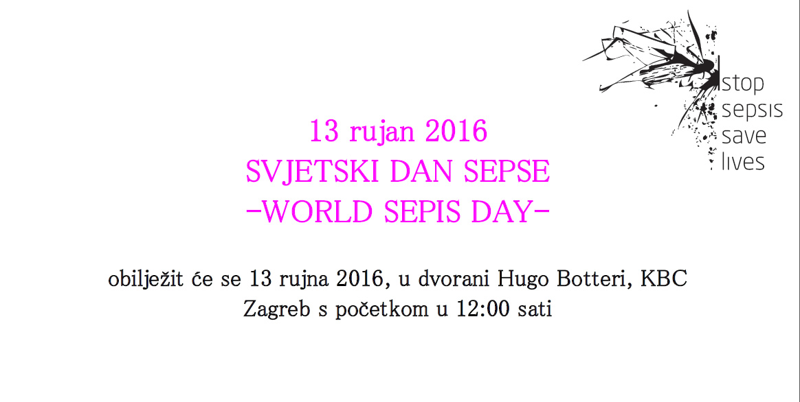 SVJETSKI DAN SEPSE – 13 rujan 2016